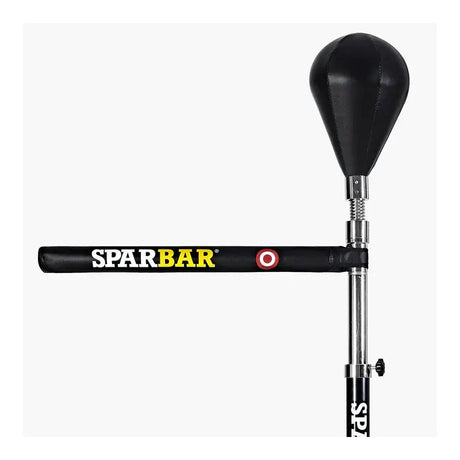 SportCom Sparbar-Reflextrainingsstation freistehend, Detail des Querarms und des Punchingballs