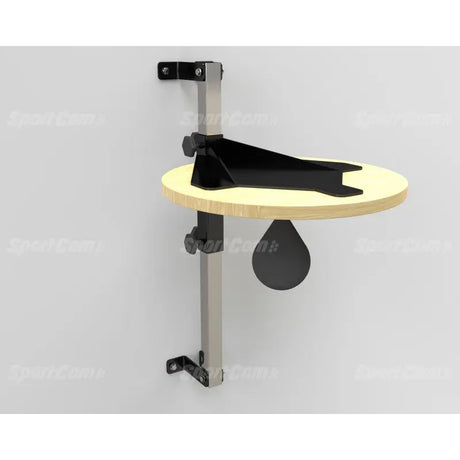 SportCom Speedball-Plattform verstellbar mit Holzplatte und Speedball, Wandmontage freigestellt