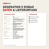 Technische Daten und Lieferumfang von Swedish Cold Generation 5 Eisbad als Tabelle