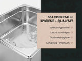 Swedish Cold Nordic Tub Eisbad – Infografik zum Innenraum aus 304 Edelstahl
