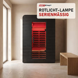 Swedish Cold Ultimate Lux Infrarotsauna in einem ruhigen Wellnessraum
