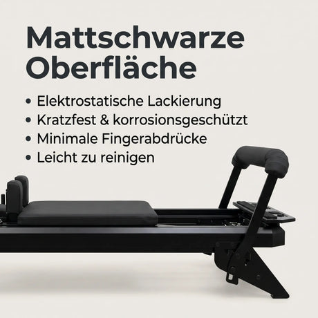 TALMA 62 Black Elegance – mattschwarze Oberfläche mit elektrostatischer Lackierung, kratzfest