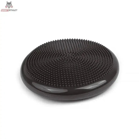 tiguar Air Disc Balancekissen Graphit, einzelnes Kissen in der Schrägansicht mit Noppenoberfläche