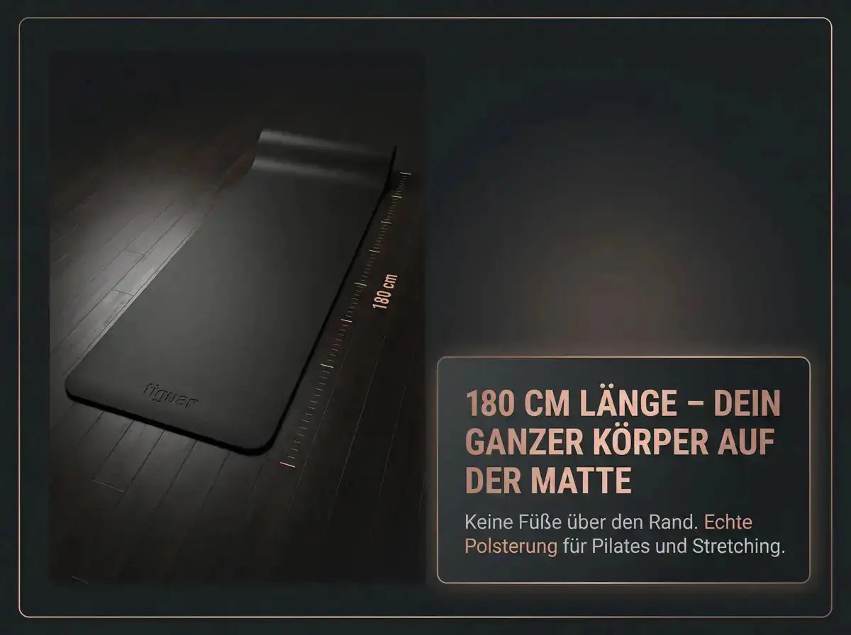 tiguar Deluxe Mat – Premium-Trainingsmatte (180 × 60 × 1,8 cm) tiguar Mats