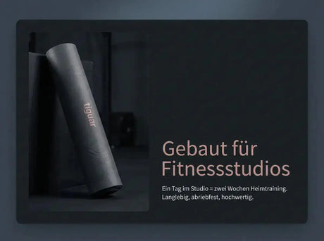 tiguar Deluxe Mat – Premium-Trainingsmatte (180 × 60 × 1,8 cm) tiguar Mats