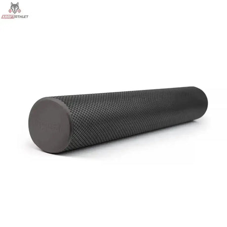 tiguar Pilates Roller 90 cm Graphit in Schrägansicht mit wabenförmiger Oberflächenstruktur