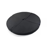 tiguar Runde Fallschutzmatte 150 × 10 cm Aerial-Matte in Schwarz, Schrägansicht