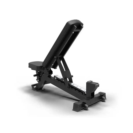 tiguar Adjustable Training Bench verstellbare Hantelbank von hinten, Lehne schräg gestellt