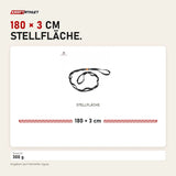 Maßbild tiguar Aerial Verlängerungsschlinge Aufhängegurt: Stellfläche 180 × 3 cm