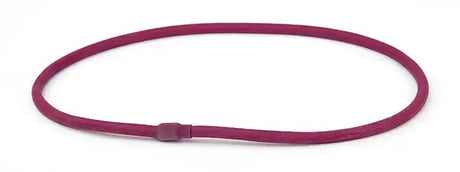 tiguar Body Tube Grau Tubing, Stärke leicht in Lila: lilafarbener Gummischlauch-Ring in Draufsicht