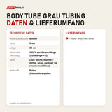 Technische Daten und Lieferumfang von tiguar Body Tube Grau Tubing als Tabelle