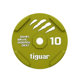 tiguar color rubber bumper plate 10 kg