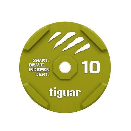 tiguar color rubber bumper plate 10 kg