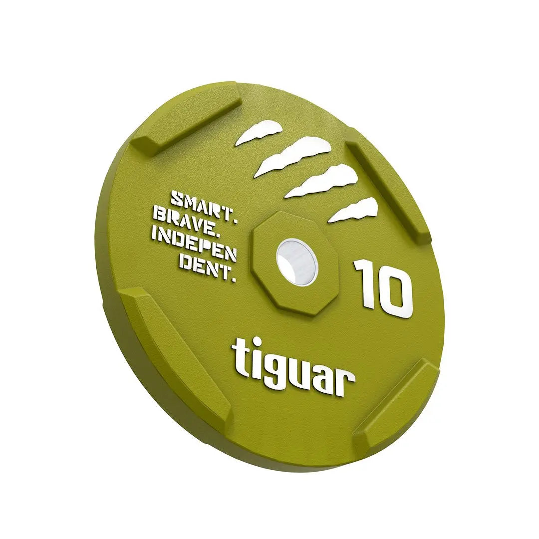 tiguar color rubber bumper plate 10 kg