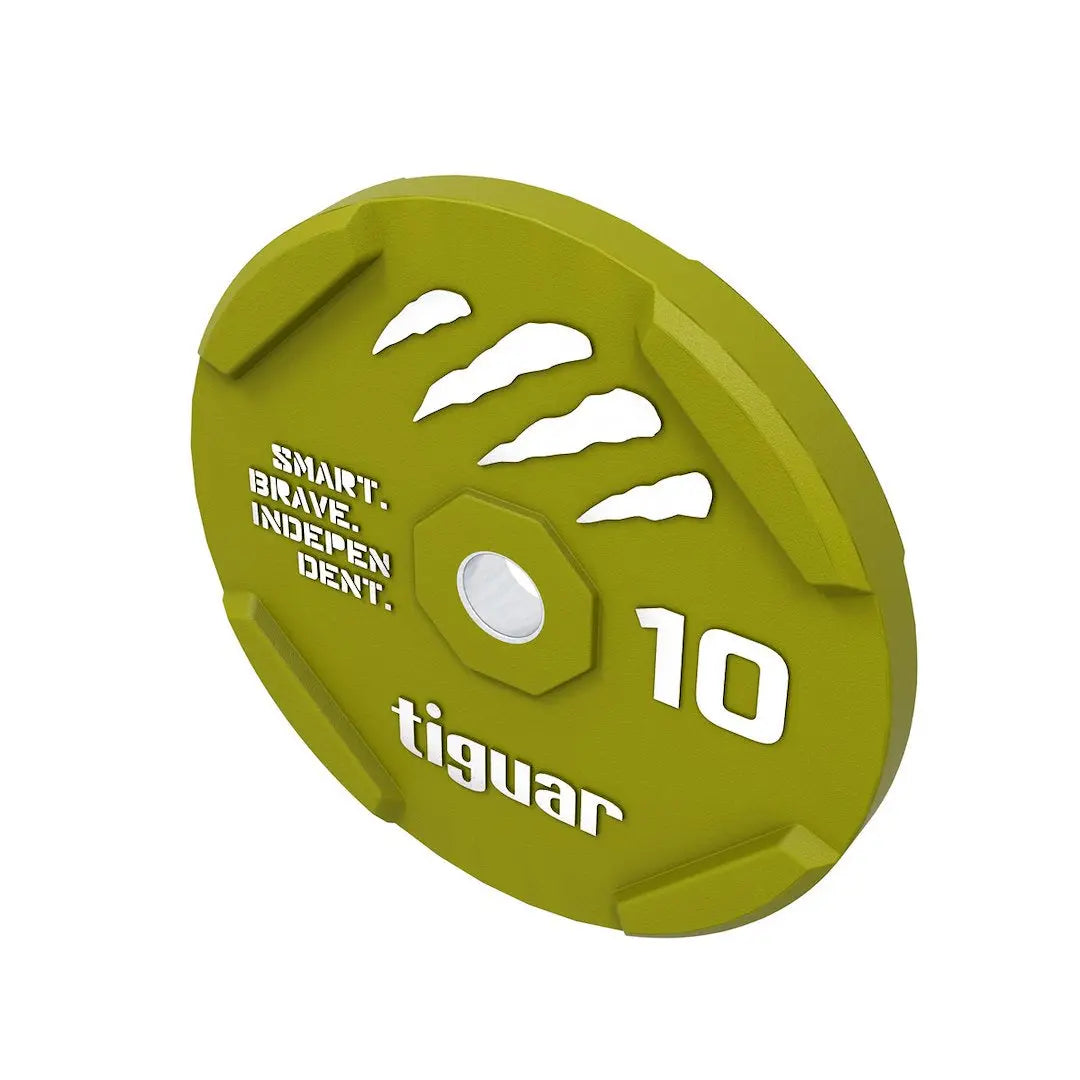 tiguar color rubber bumper plate 10 kg
