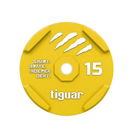 tiguar color rubber bumper plate 15 kg
