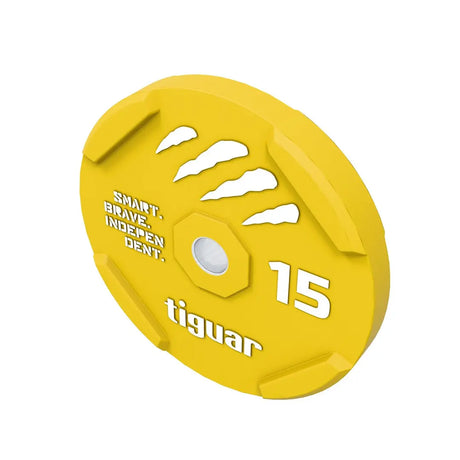 tiguar color rubber bumper plate 15 kg