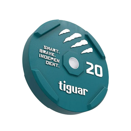 tiguar color rubber bumper plate 20 kg