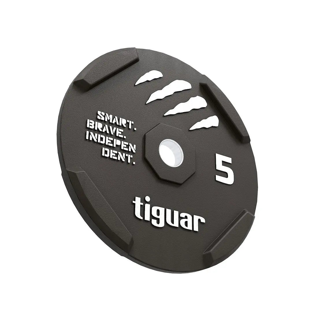 tiguar color rubber bumper plate 5 kg