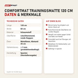 Technische Daten und Merkmale von tiguar Comfortmat Trainingsmatte 120 cm als Tabelle