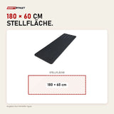 Maßbild tiguar Deluxe Matte: Stellfläche 180 × 60 cm