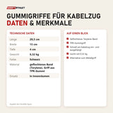 Technische Daten und Merkmale von tiguar Gummigriffe für Kabelzug als Tabelle