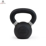 tiguar Kettlebell RAW 32 kg V2, Variante 10 kg, Frontansicht mit farbiger Markierung am Griff