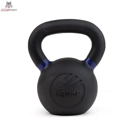 tiguar Kettlebell RAW 32 kg V2, Variante 16 kg, Frontansicht mit farbiger Markierung am Griff