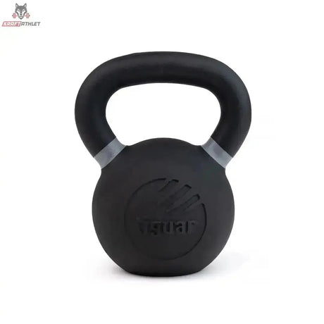 tiguar Kettlebell RAW 32 kg V2, Variante 20 kg, Frontansicht mit farbiger Markierung am Griff