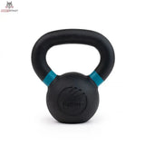 tiguar Kettlebell RAW 32 kg V2, Variante 6 kg, Frontansicht mit farbiger Markierung am Griff