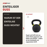Frage und Antwort zu tiguar Kettlebell RAW 32 kg V2: Warum ist der einteilige Guss wichtig?
