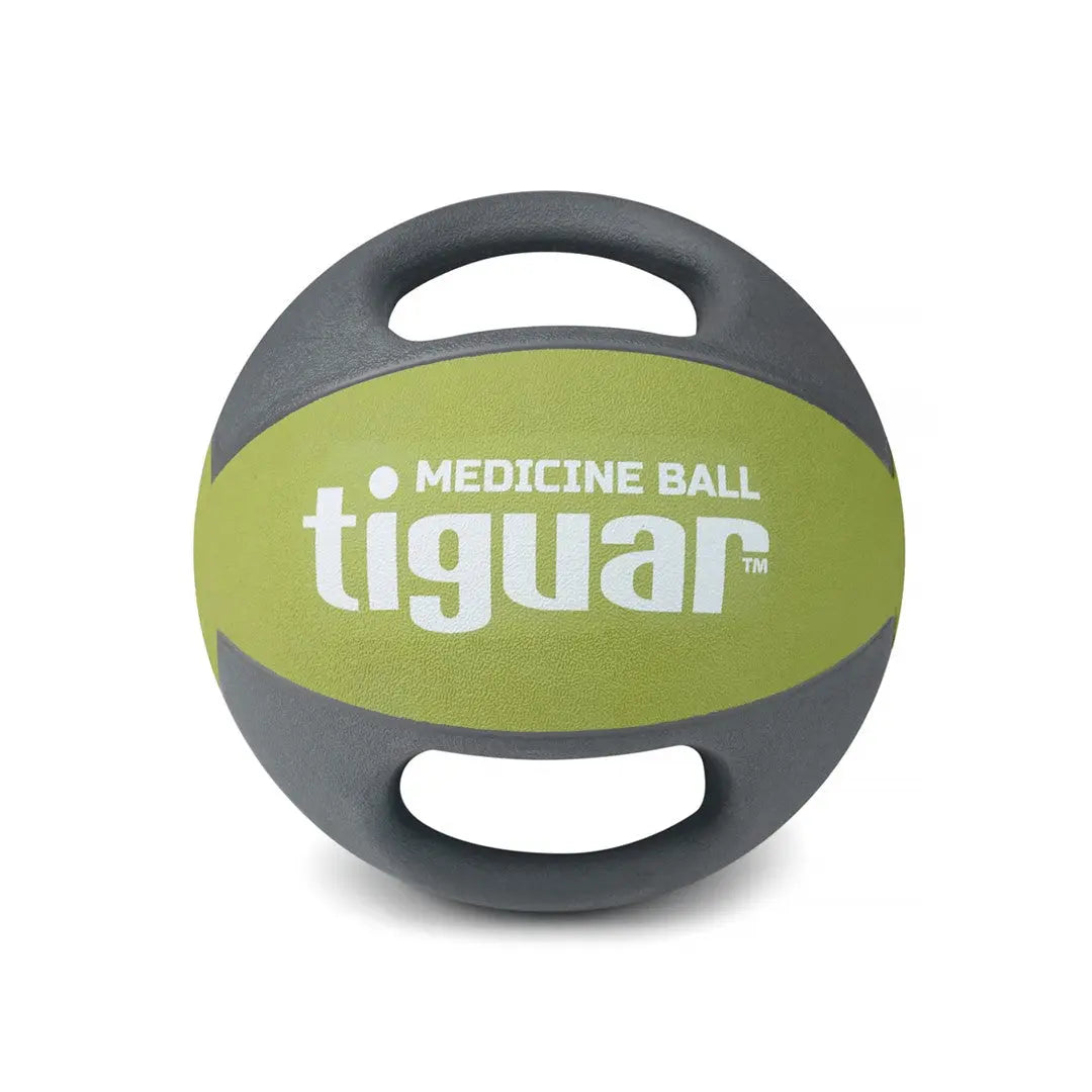 tiguar medicine ball dual grip handles 8 kg