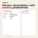 Technische Daten und Lieferumfang von tiguar MFR Ball Massageball hart als Tabelle