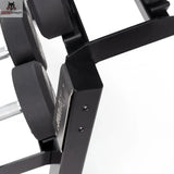 tiguar modular rack for dumbbells with caps