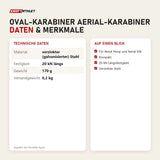 Technische Daten und Merkmale von tiguar Oval-Karabiner Aerial-Karabiner als Tabelle