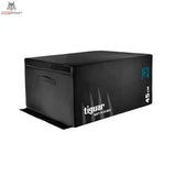 tiguar Plyo Soft Box V2 60 cm Sprungbox aus Schaumstoff in Schwarz, 45-cm-Variante in Schrägansicht