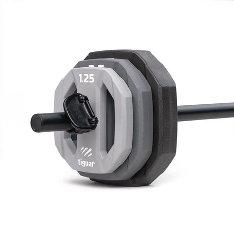 tiguar powergym fitness barbell set v2