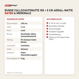 Technische Daten und Merkmale von tiguar Runde Fallschutzmatte 150 × 5 cm Aerial-Matte als Tabelle