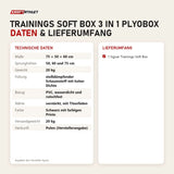 Technische Daten und Lieferumfang von tiguar Trainings Soft Box 3 in 1 Plyobox als Tabelle