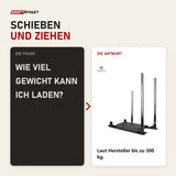 Frage und Antwort zu tiguar Trainingssled: Wie viel Gewicht kann ich laden?