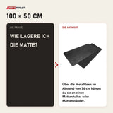 Frage und Antwort zu tiguar Workout-Matte Schwarz: Wie lagere ich die Matte?