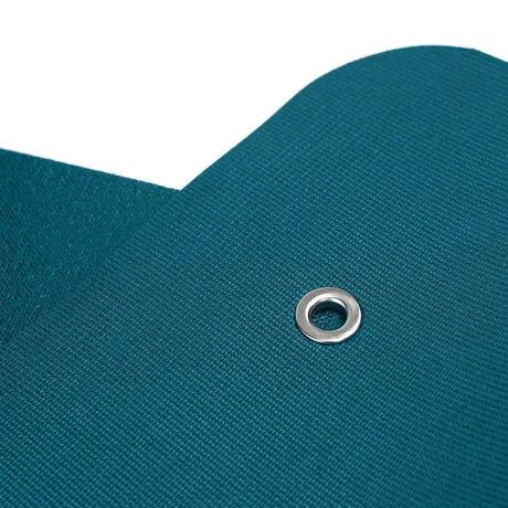 tiguar Yoga-Basismatte Marine Yogamatte, Detail der Metallöse an der Mattenkante