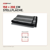 Maßbild tiguar Yoga Decke V2 Kantenband Yogadecke: Stellfläche 150 × 200 cm