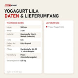 Technische Daten und Lieferumfang von tiguar Yogagurt Lila als Tabelle