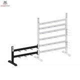 tiguar Zusatzmodul für Powergym-Rack in der Seitenansicht, angebaut an ein weißes Rack