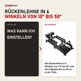 Frage und Antwort zu Titanium Strength 120HT Hip Thrust Bank: Was kann ich einstellen?