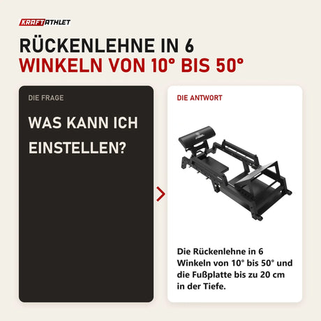 Frage und Antwort zu Titanium Strength 120HT Hip Thrust Bank: Was kann ich einstellen?