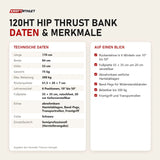 Technische Daten und Merkmale von Titanium Strength 120HT Hip Thrust Bank als Tabelle