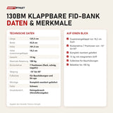 Technische Daten und Merkmale von Titanium Strength 130BM Klappbare FID-Bank als Tabelle