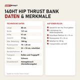 Technische Daten und Merkmale von Titanium Strength 140HT Hip Thrust Bank als Tabelle